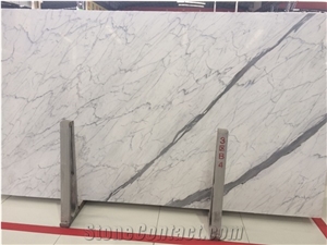 Italy Statuary Marble Slab Bianco Carrara Statuario Marble