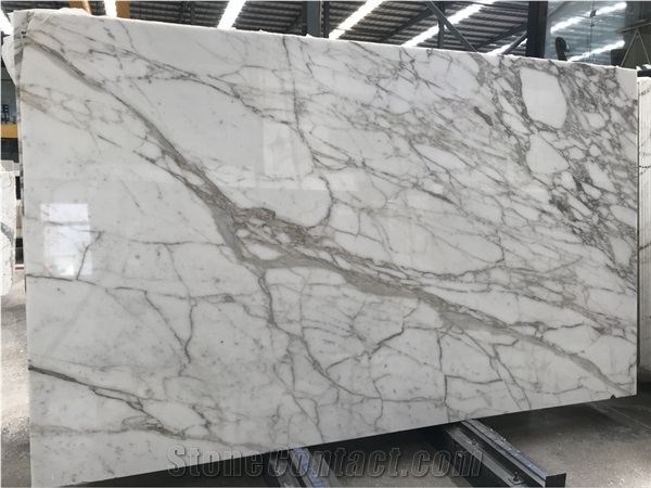 Italy Statuary Marble Slab Bianco Carrara Statuario Marble