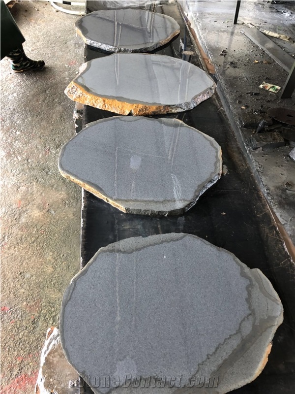 Light Grey Basalt Stepping Stone