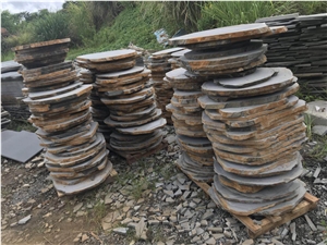 Light Grey Basalt Stepping Stone