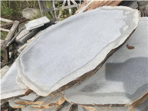 Light Grey Basalt Stepping Stone