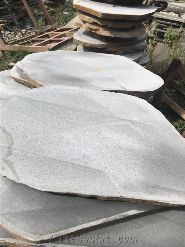 Light Grey Basalt Stepping Stone