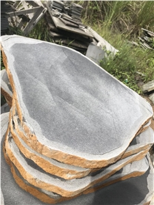 Light Grey Basalt Stepping Stone