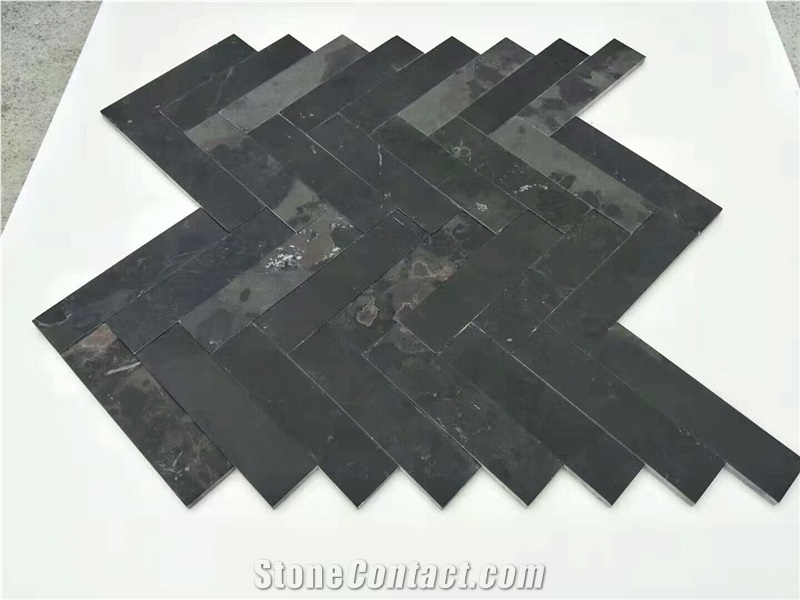 Limestone Herringbone Mosaic Tile Wall Tile Floor Tile