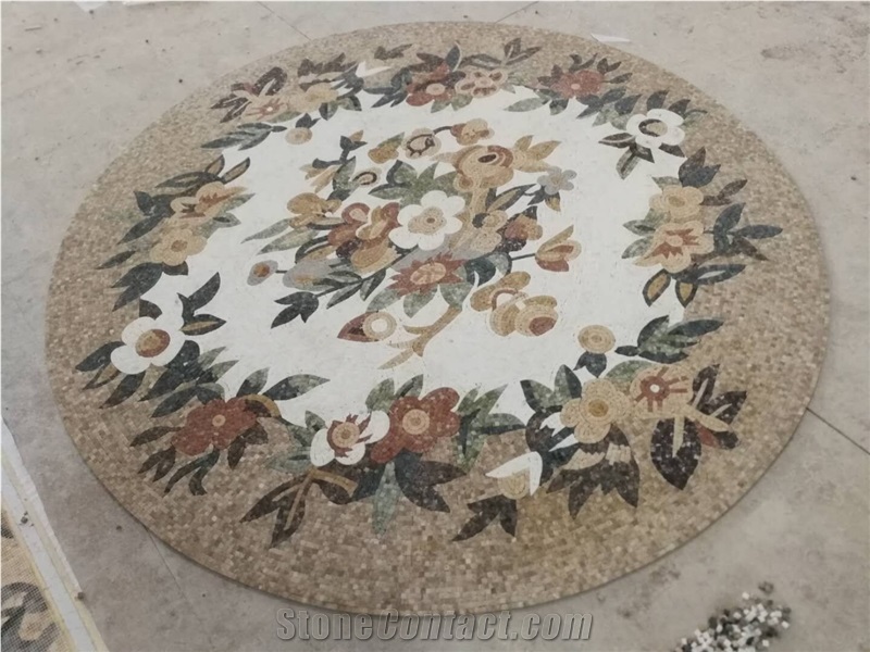 Marble Water Jet Mosaic Tile Lobby Tile