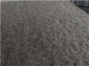 Mongolia Black Granite Absolute Black Granite Flamed Tile