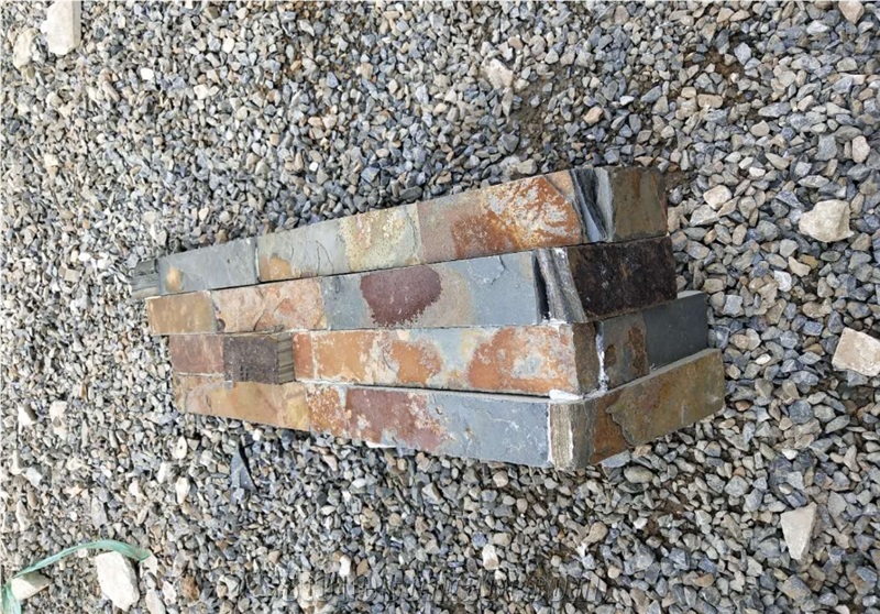 Rusty Slate Corner Stone