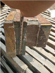 Rusty Slate Corner Stone