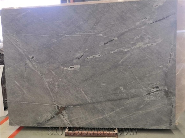 Soho Grey Quartzite Galaxy Grey Quartzite Slab Honed
