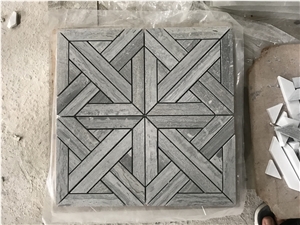 Star Marble Mosaic Flooring Tile Bathroom Tile