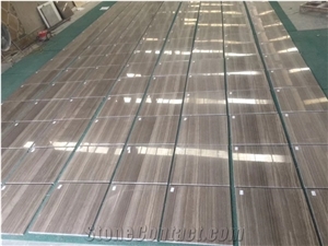 Wood Grain Brown Brown Wooden Brown Serpeggiante Marble Tile