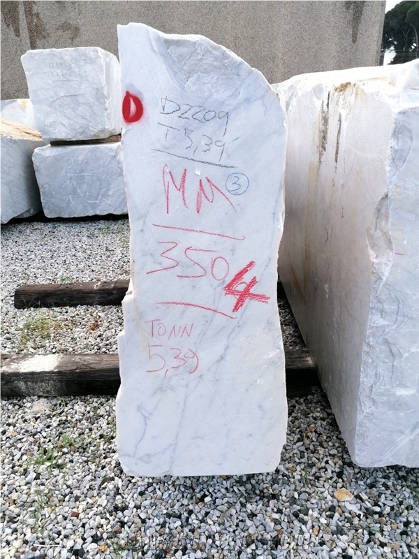 Bianco Carrara Marble Unshaped Blocks