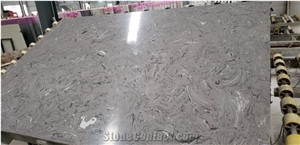 Dora Grey Cloud Artificial Marble Slab