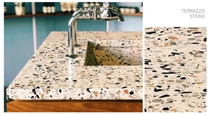 Epoxy Terrazzo Slabs For  Countertops