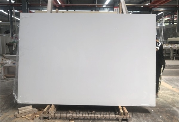 High Quality Pure White Engineered Marble