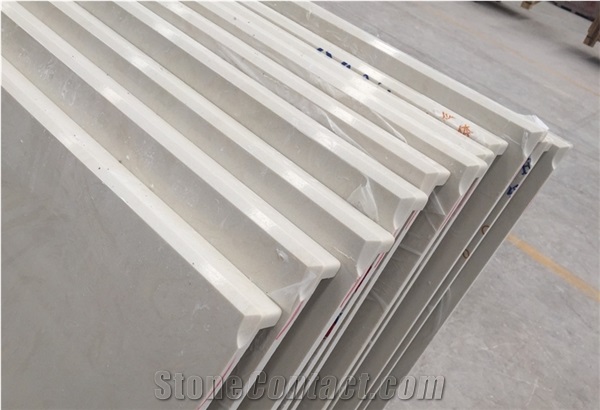 High Quality Pure White Engineered Marble