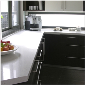 Jazz White Artfical Quartz Kitchen Top Jazz White Artfical Quartz Kitchen Top