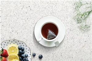 Jazz White Artfical Quartz  Table Top
