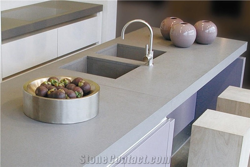 Jazz White Artfical Quartz  Table Top