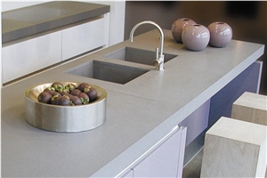 Jazz White Artfical Quartz  Table Top
