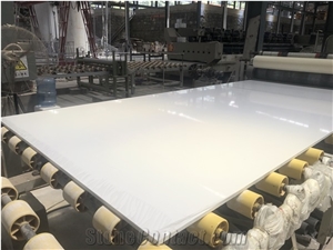 Snow White Engineered Marble Slab