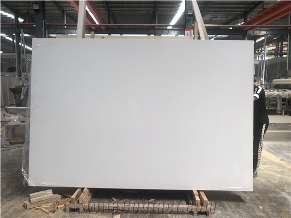 Snow White Engineered Marble Slab