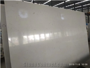 Snow White Engineered Marble Slab