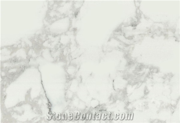 Snow White Engineered Marble Slab