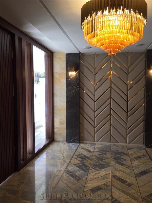 Amber Aroura Of Bliss Gold Marble Blocks