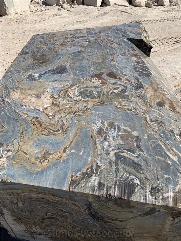 Ocean Blue Marble Blocks