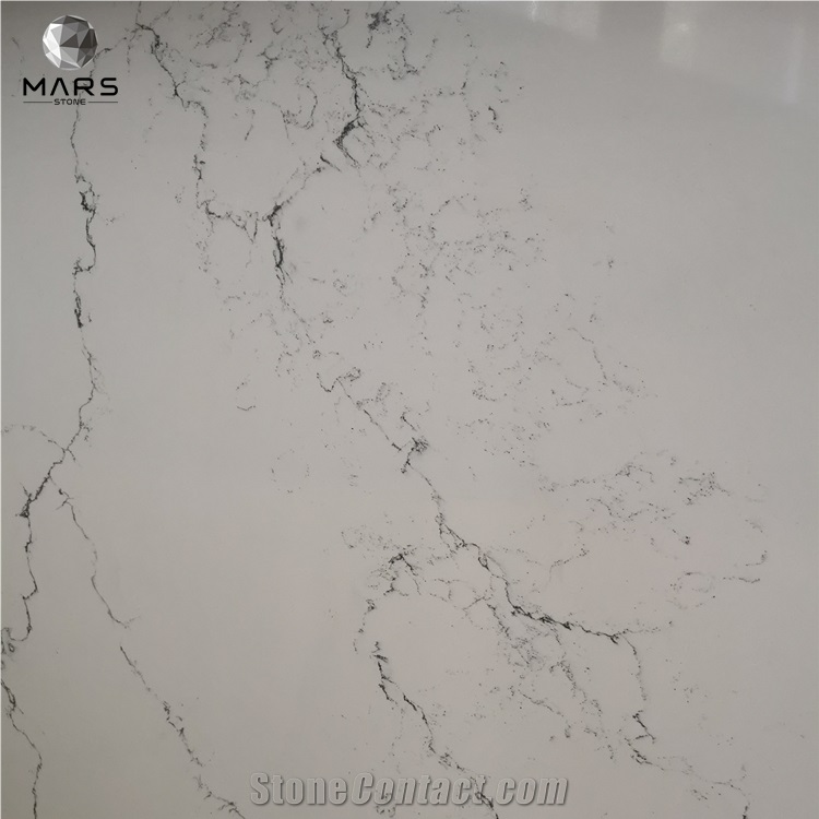 Artificial Quartz Stone Verona Popular Carrera Quartz Slabs