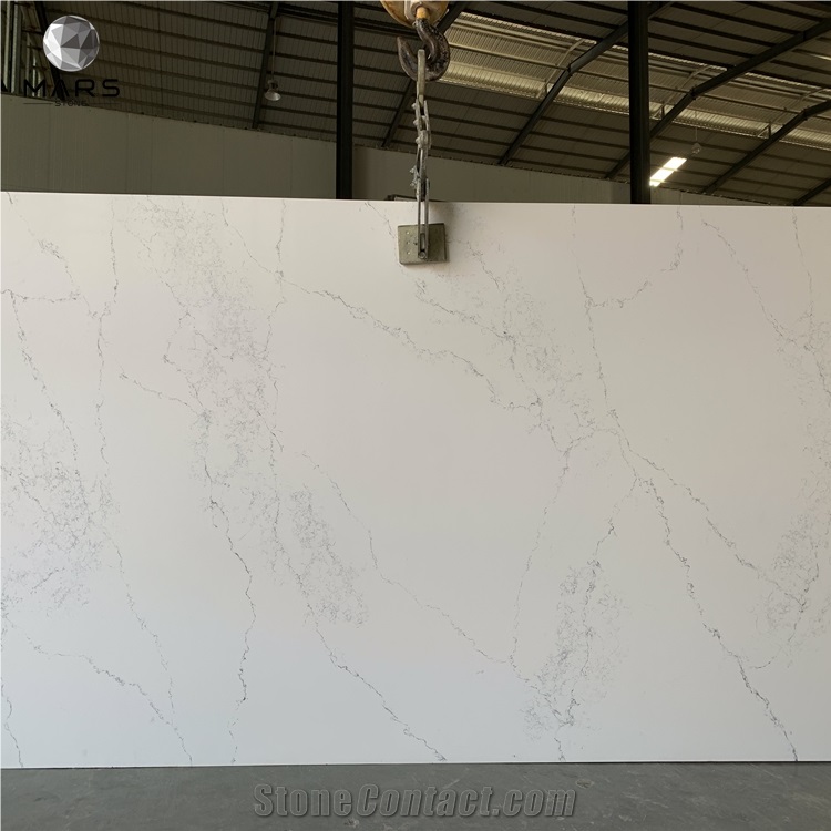 Artificial Quartz Stone Verona Popular Carrera Quartz Slabs