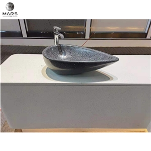 Bathroom Customized Vanity Top Basin Terrazzo 
