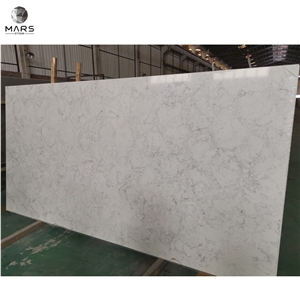 China  Factory Price White Carrara Artificial Quartz Slabs
