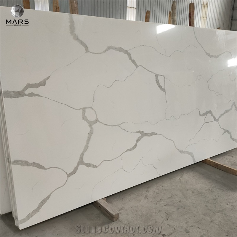 Chinese Good Quality Quartz Stone Calacatta Slabs
