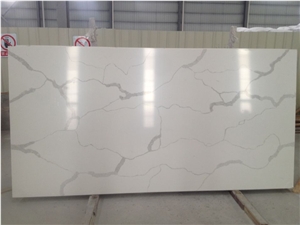 Chinese Good Quality Quartz Stone Calacatta Slabs