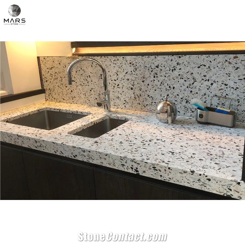 Eco Friendly Material Terrazzo Countertop