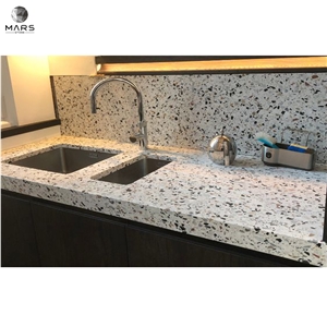 Eco Friendly Material Terrazzo Countertop