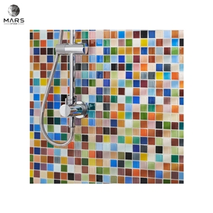 Nice Colorful Polished Glass Mosaic Tiles