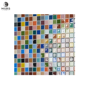 Nice Colorful Polished Glass Mosaic Tiles