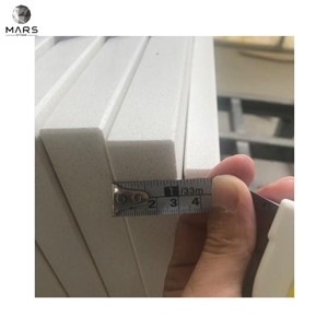 Pure White Artificial Quartz Countertop Kitchen Countertop
