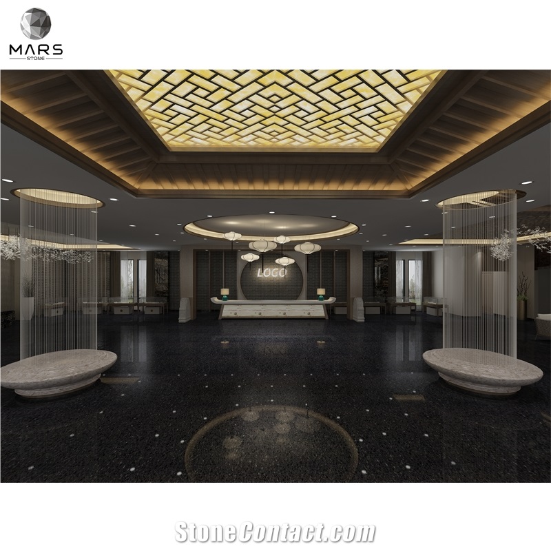 Vacuum High-Pressure Block Terrazzo Black Terrazzo 