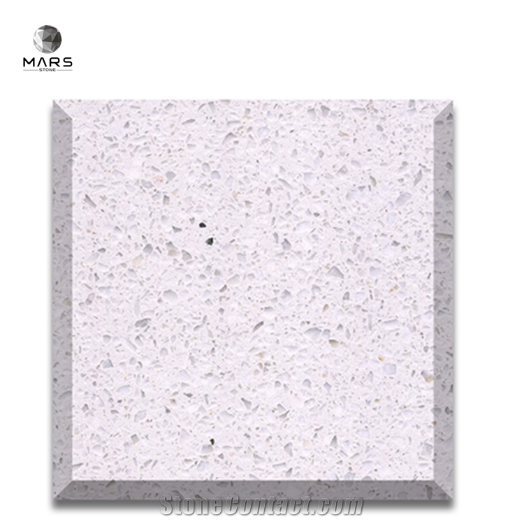 White Gloss Terrazzo Tile For Floor
