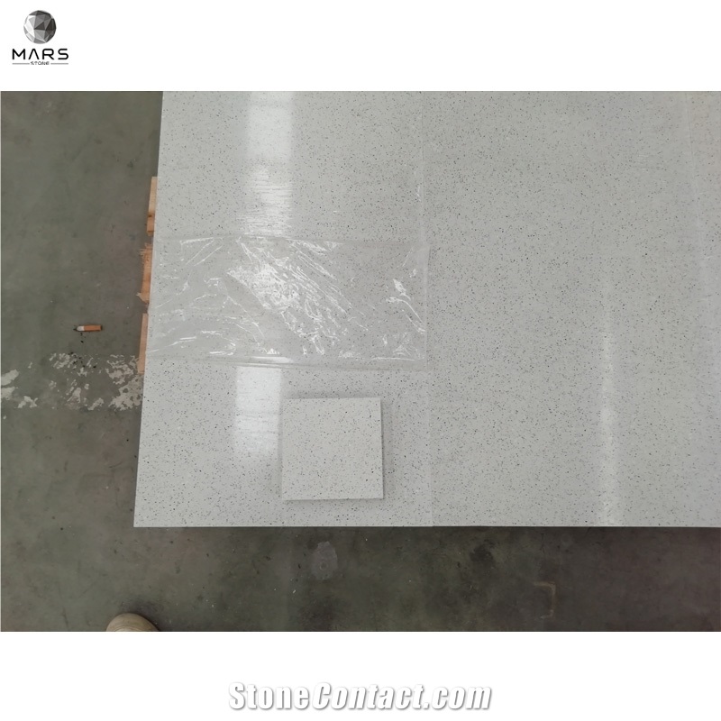 White Polishing Surface Terazzo Tile For Project Stone 