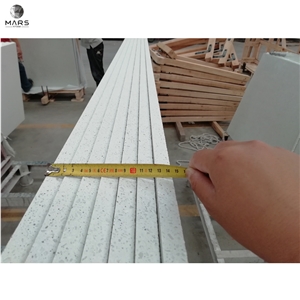White Polishing Surface Terazzo Tile For Project Stone 