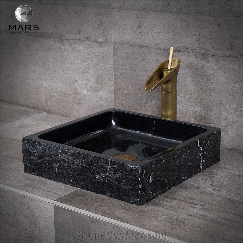 Above Counter Round Shape Toilets Marble Hand Wash Basin