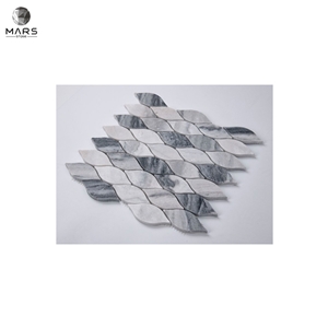 American Ashimia Leaf Sharped Natural Stone Mosaictiles American Ashimia Leaf Sharped Natural Stone Mosaictiles