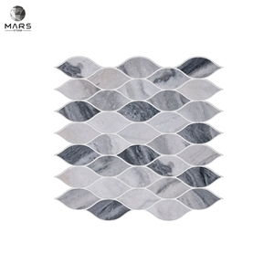 American Ashimia Leaf Sharped Natural Stone Mosaictiles