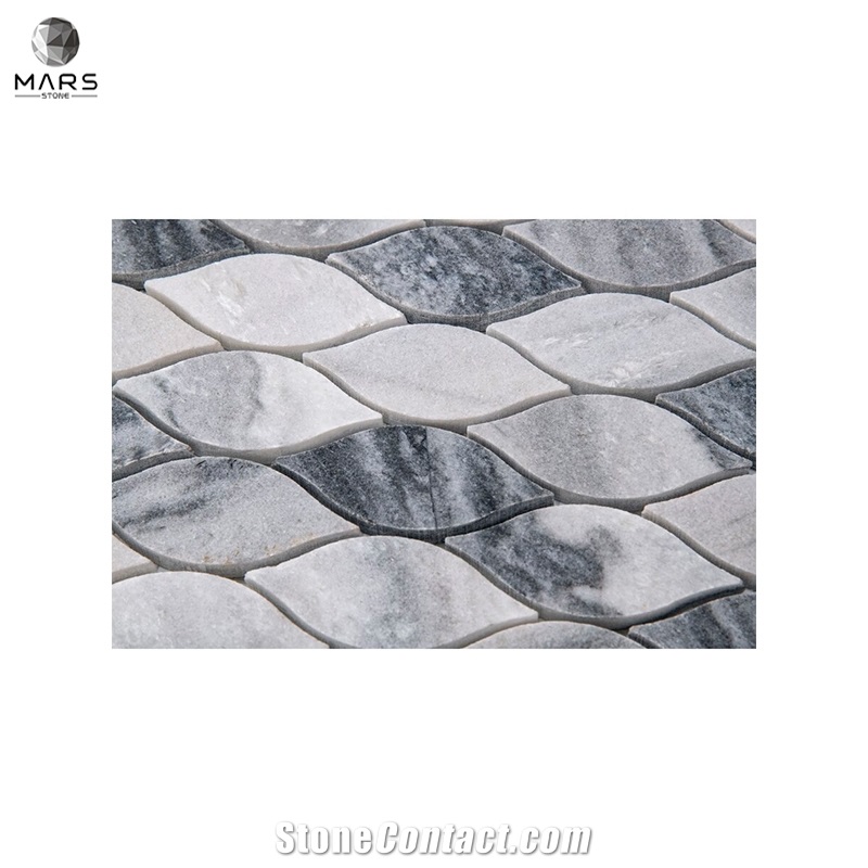 American Ashimia Leaf Sharped Natural Stone Mosaictiles