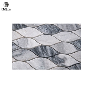 American Ashimia Leaf Sharped Natural Stone Mosaictiles